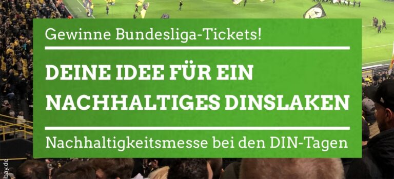 Bundesliga-Tickets für beste Nachhaltigkeitsidee