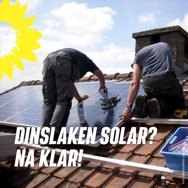 GRÜNE Ratsfraktion freut sich über Kompromiss bei der Solarförderung in Dinslaken