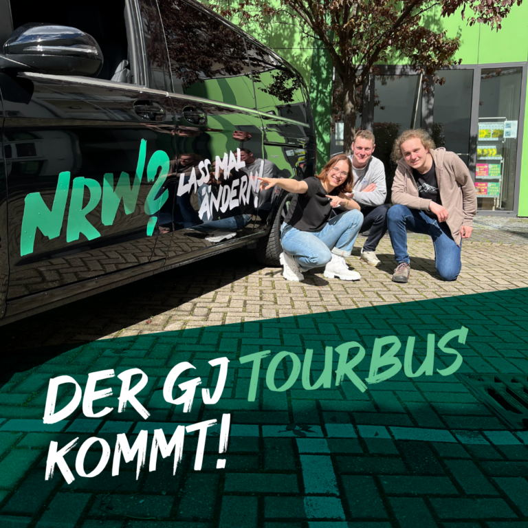 Der Tourbus der GRÜNEN JUGEND NRW kommt zu uns!